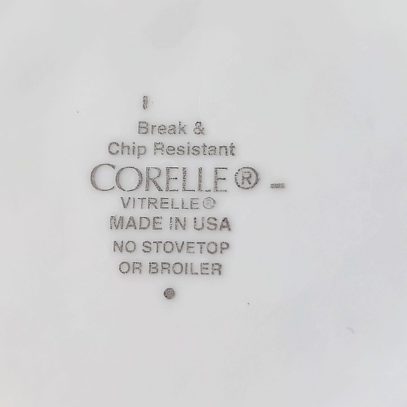 Set of 4 Corelle, Simple Lines Square Bowls. Made in USA ☆☆☆ - Picture 5 of 7